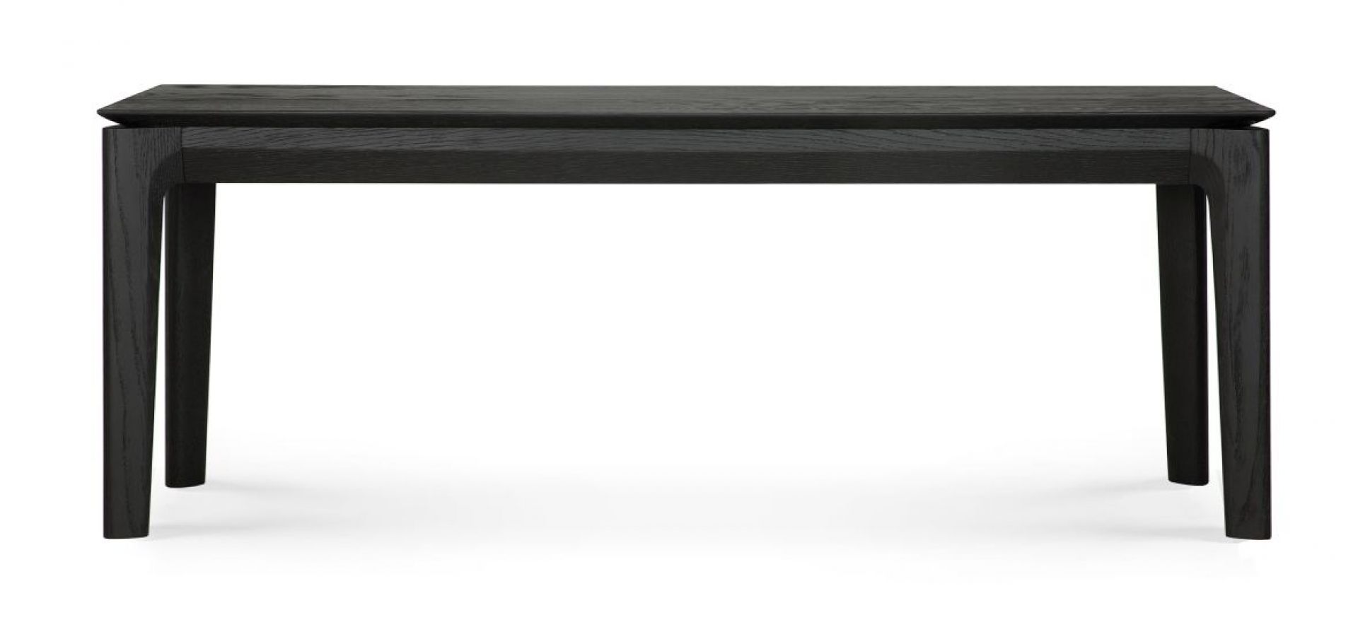 Schwarzer Esstisch aus Eiche, Modell Bok Bank von Ethnicraft, moderne Möbel für Esszimmer.