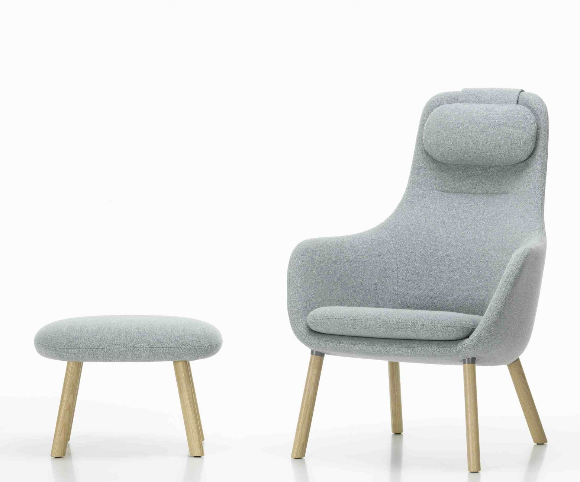 Hal Lounge Chair Sessel + Ottoman Sitzkissen lose Vitra