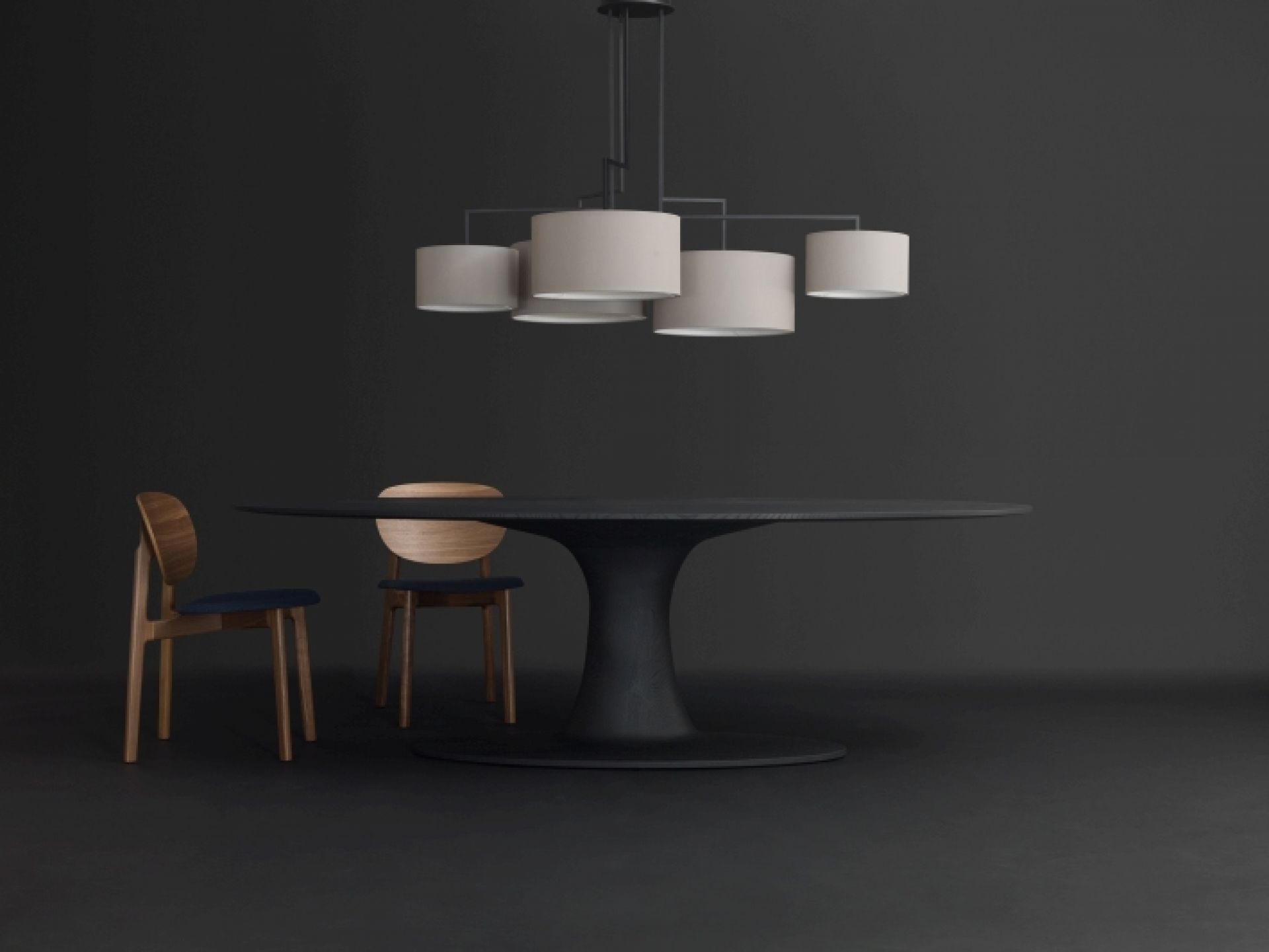 Turntable Oval L 220 - 260 cm Esstisch Zeitraum