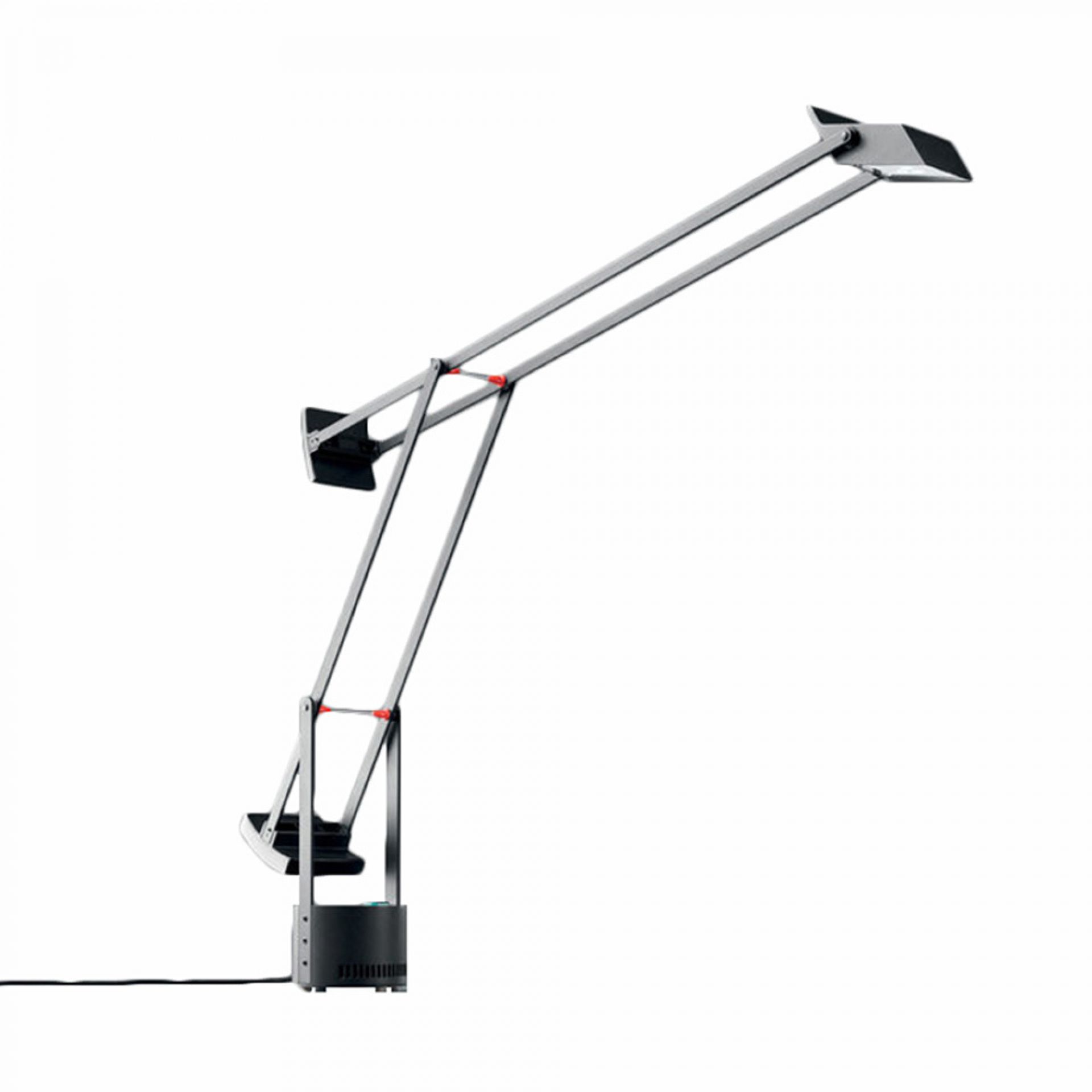 Tizio LED Tischleuchte von Artemide in Schwarz, flexible Schreibtischlampe mit verstellbarem Arm.