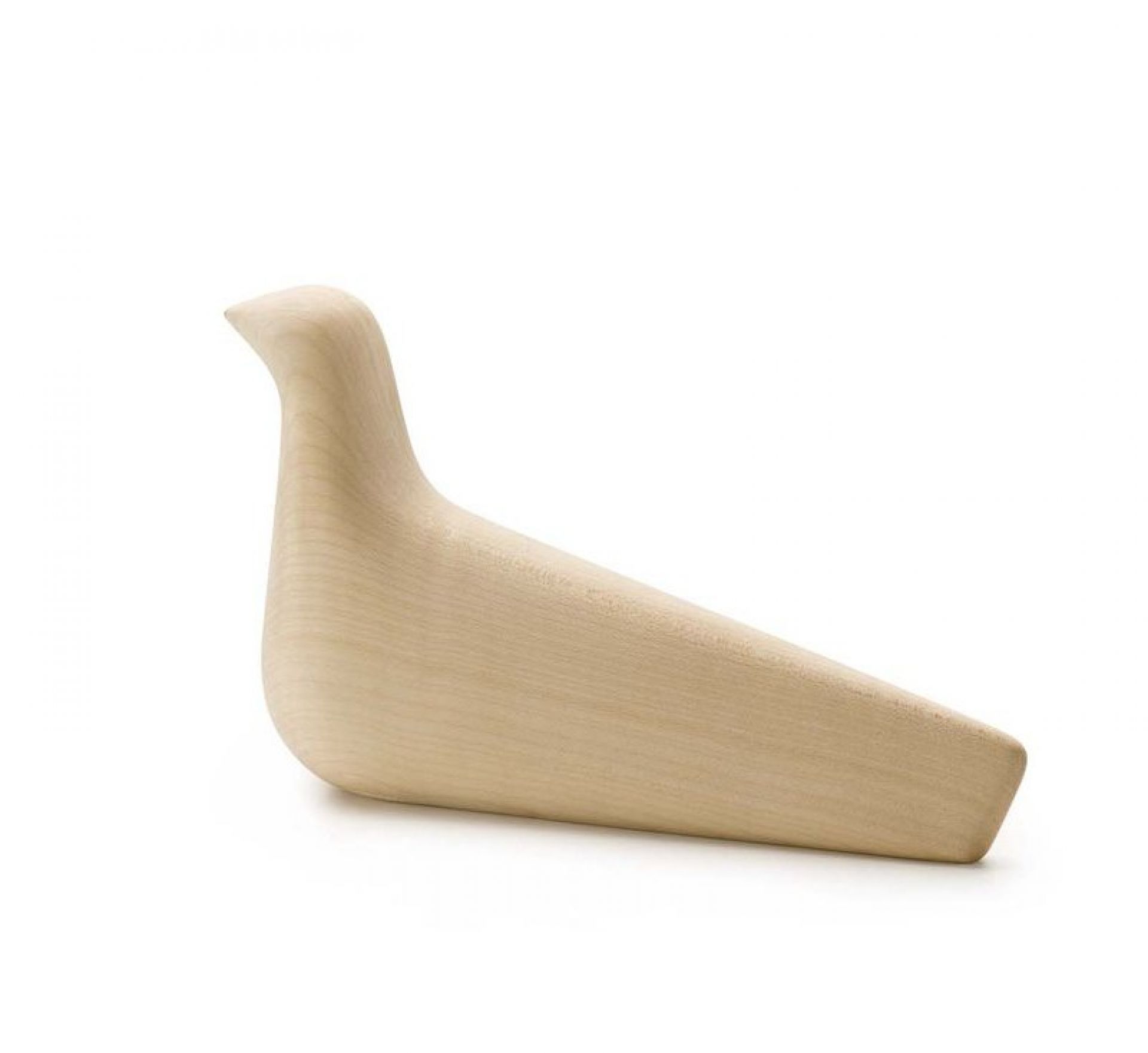 L'Oiseau Friedenstaube von Vitra: Dekorative Holzfigur in Form einer Taube, helles Holz.