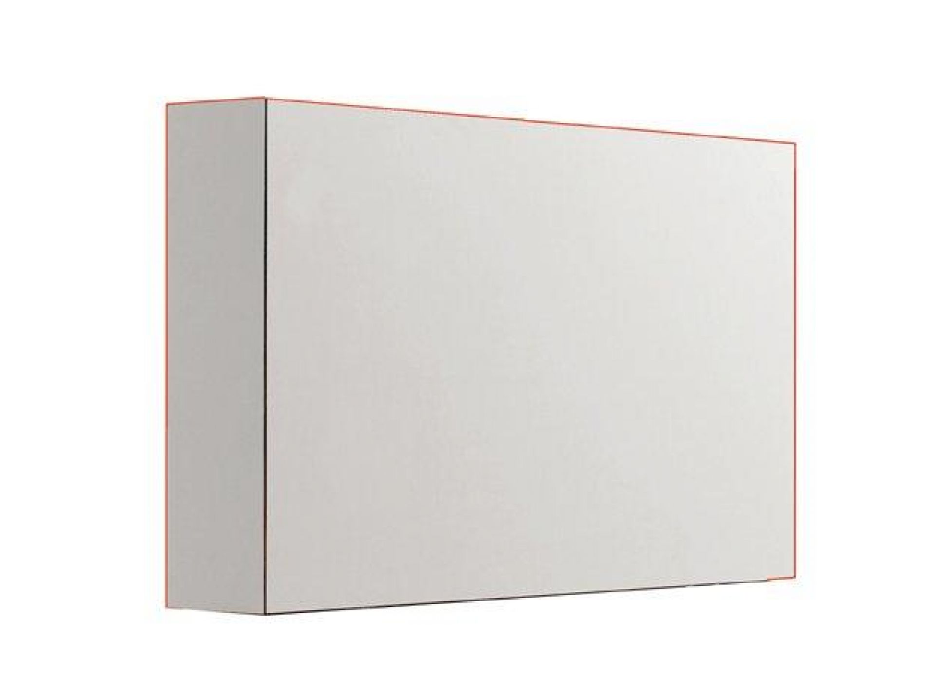 Weißer Flatbox Sekretär von Müller Möbelwerkstätten, geschlossen, für platzsparendes Arbeiten.