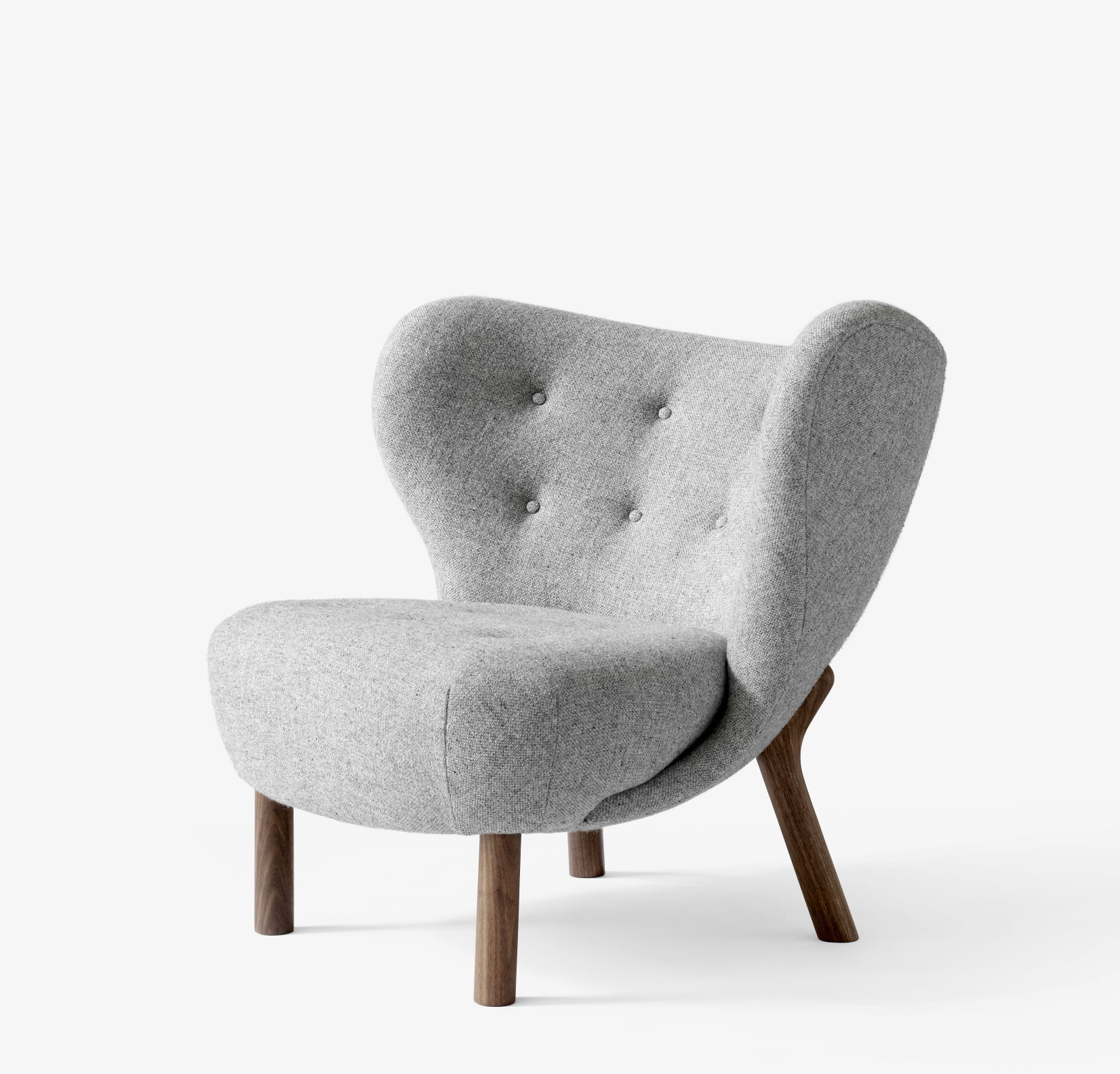 Little Petra VB1 Lounge Sessel Andtradition Walnuss  - Hallingdal - ohne Hocker