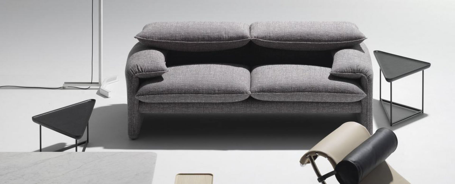 675 Maralunga Sofa Zweisitzer Cassina