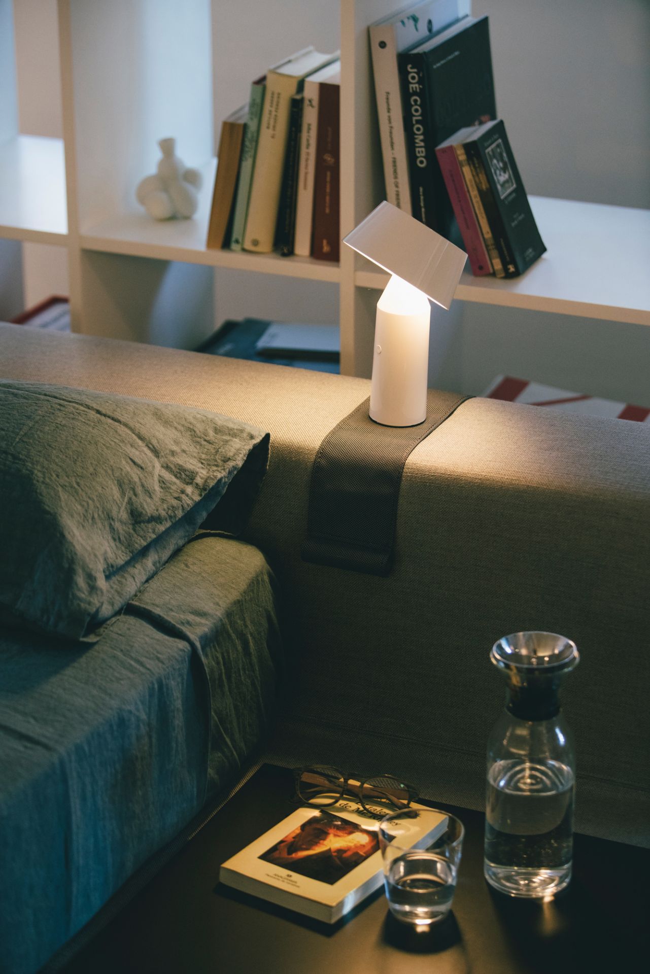 Bicoca Portable lamp Akkuleuchte / Tischleuchte WEINROT Marset EINZELSTÜCK 