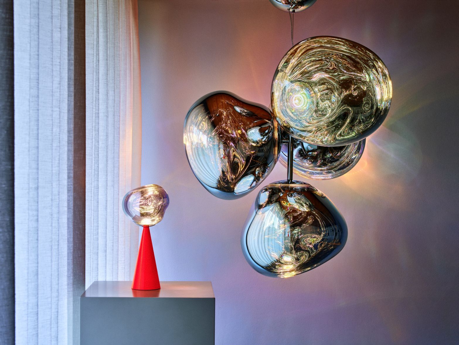 Melt Fluoro tragbare Akkuleuchte / Tischleuchte Tom Dixon