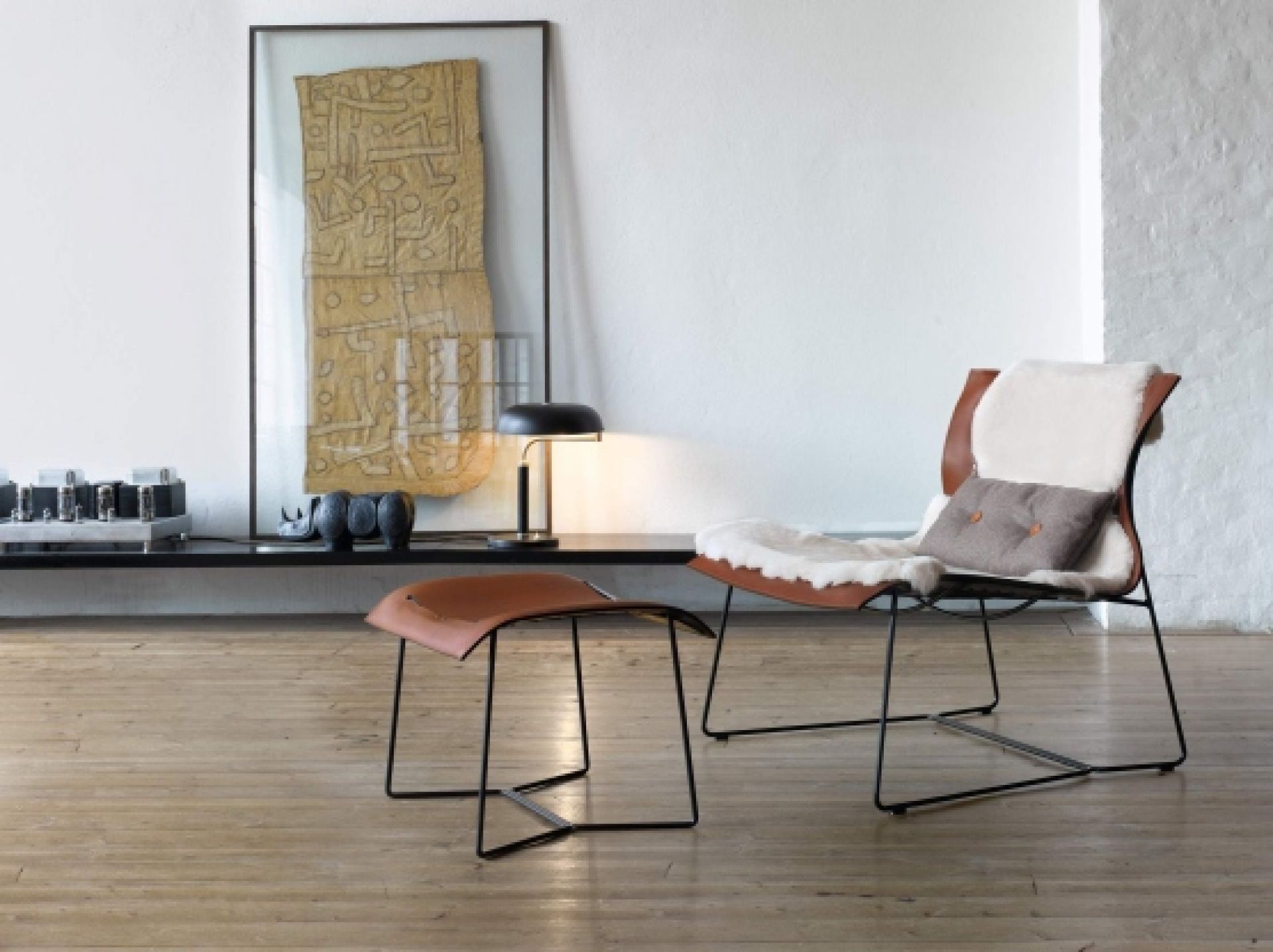 Cuoio Hocker Walter Knoll