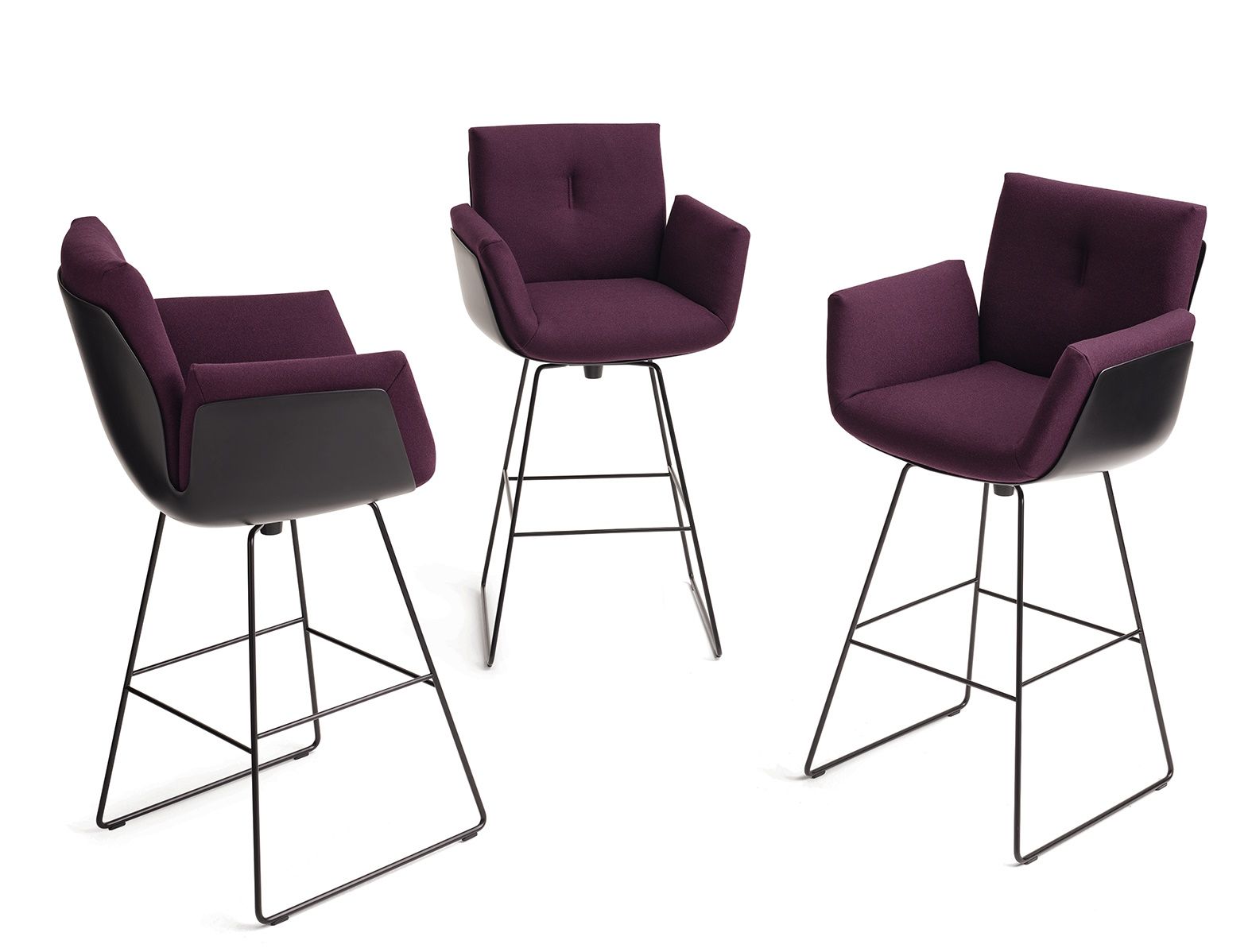 Alvo Barstuhl Drehbar mit Drahtgestell H 111 cm Cor