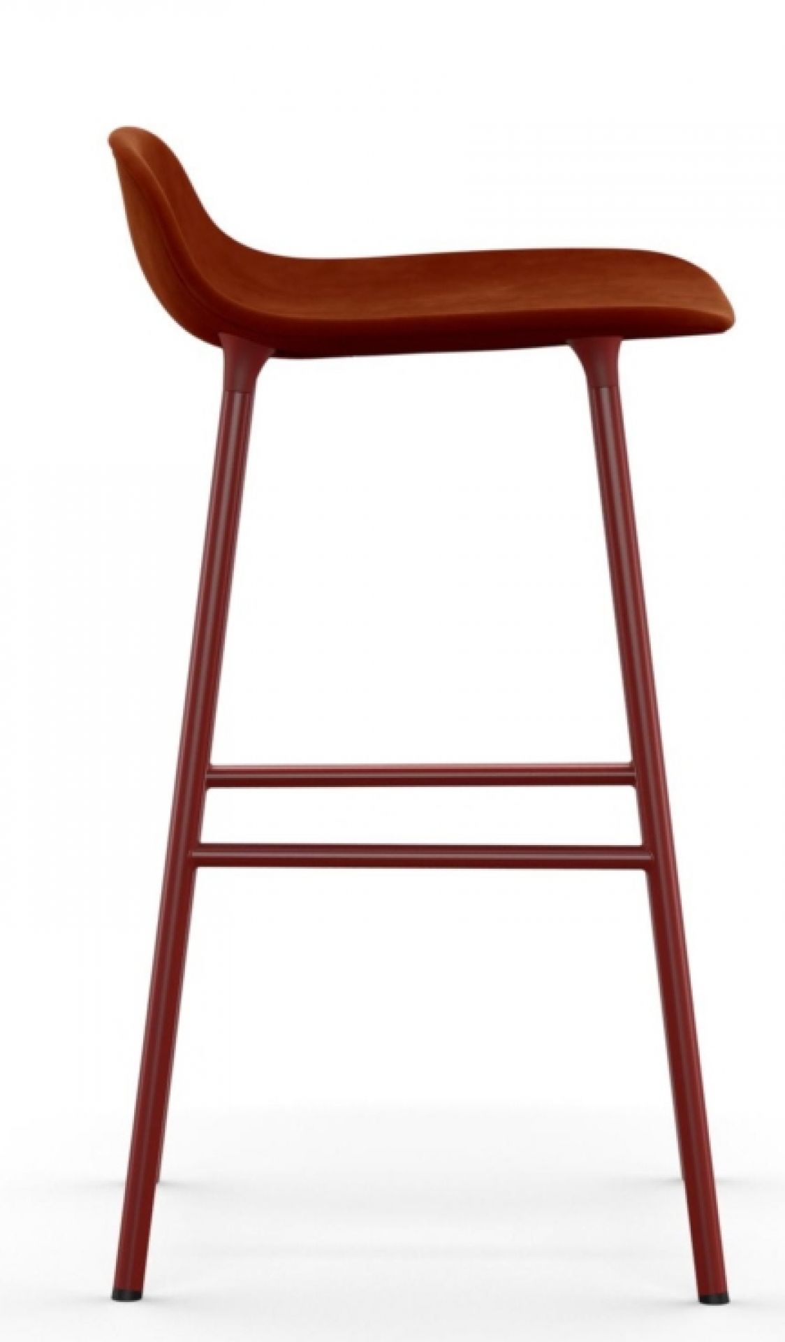 Form Barstool Barhocker H 65 cm Stahl Gepolstert Normann Copenhagen