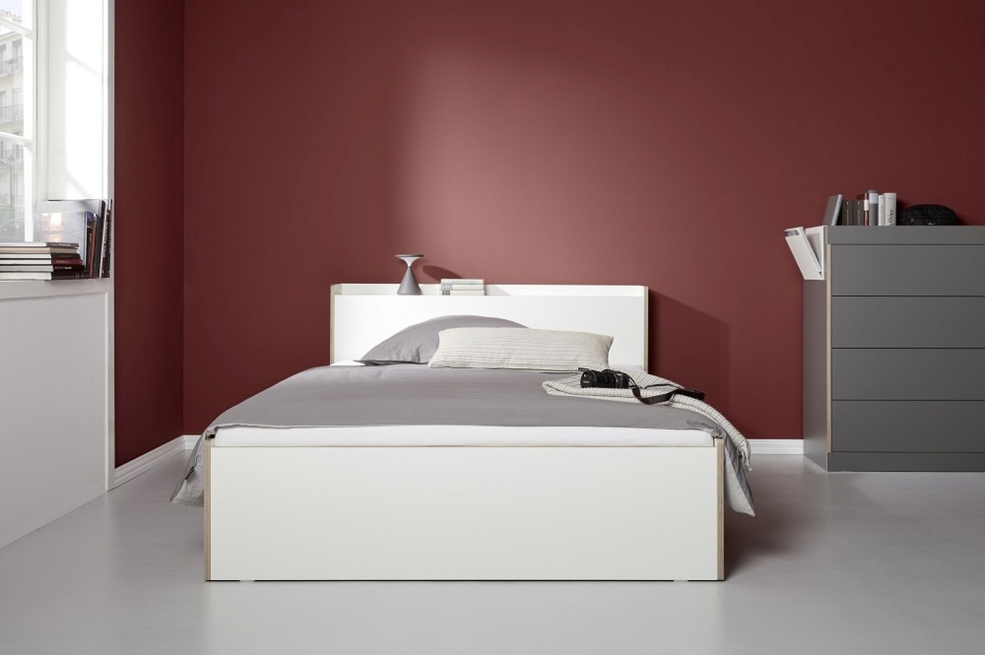 Nook Einzelbett Anthrazit Müller Möbelwerkstätten