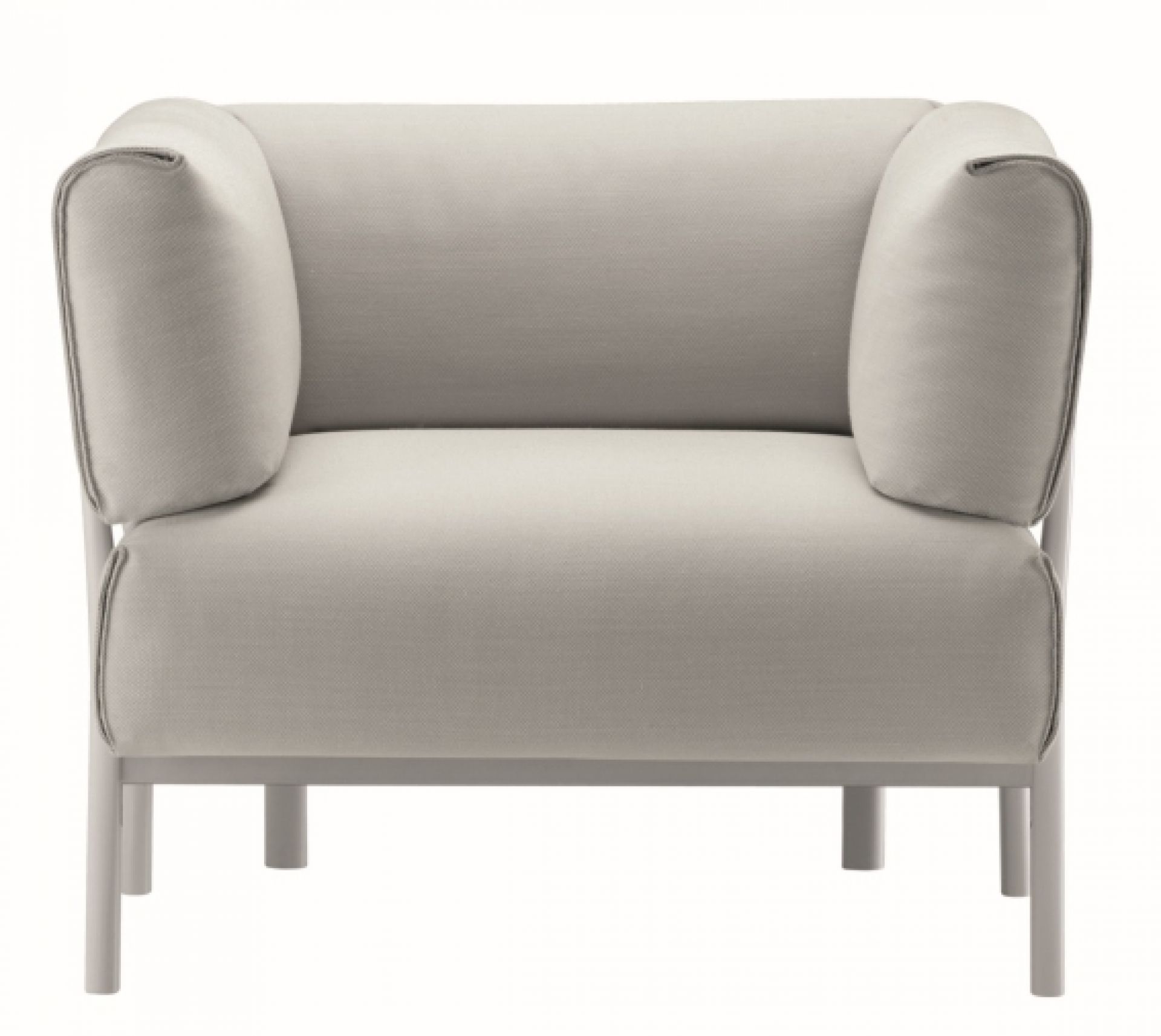 Heller Eleven Sessel von Alias: Moderner Loungesessel mit Stoffbezug und minimalistischem Design.