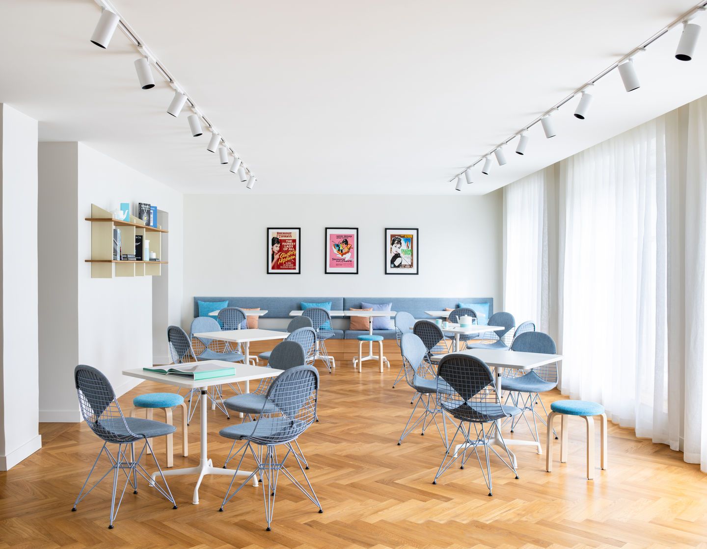 DKR-2 Wire Chair Stuhl mit Sitz und Rückenpolster Vitra