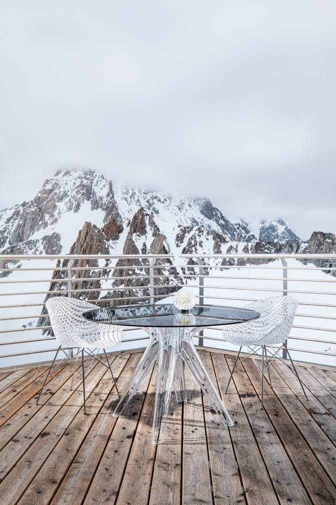 Smatrik Outdoor Stuhl Kartell Weiß