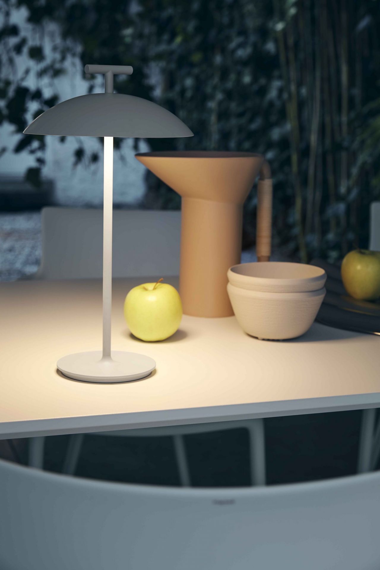 Mini Geen-A Tischlampe batteriebetrieben weiß Kartell