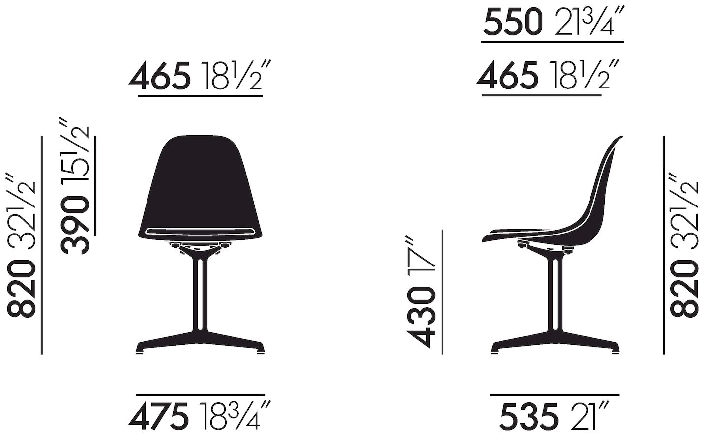 Eames Fiberglass Side Chair La Fonda Rot Orange Vitra LIMITED EDITION 