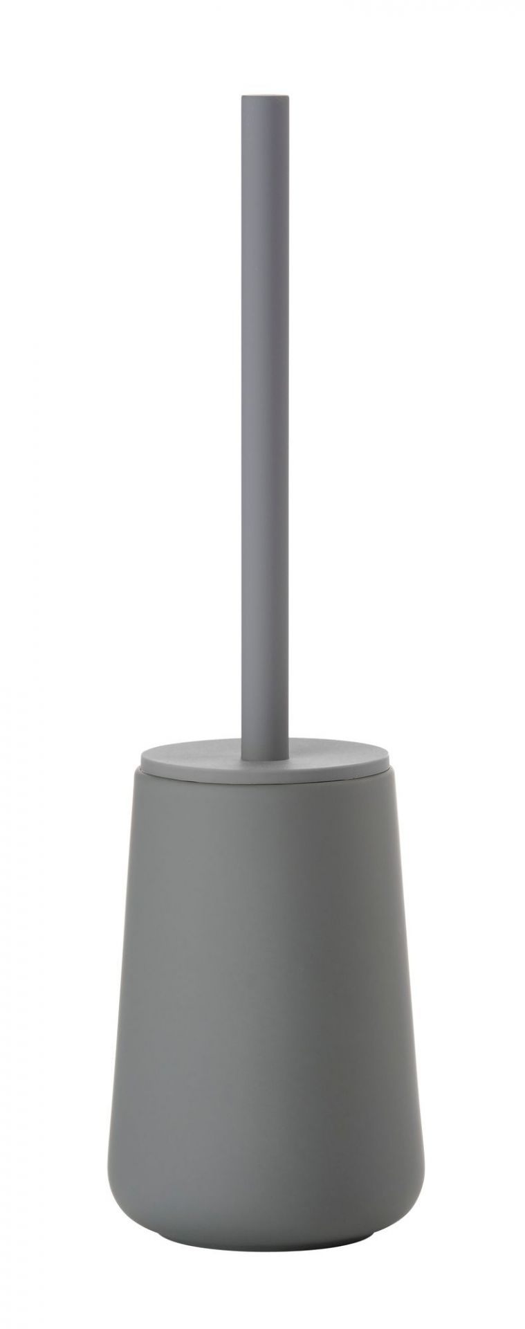 Graue Nova One Toilettenbürste von Zone Denmark. Modernes Badaccessoire für stilvolle Badezimmer.