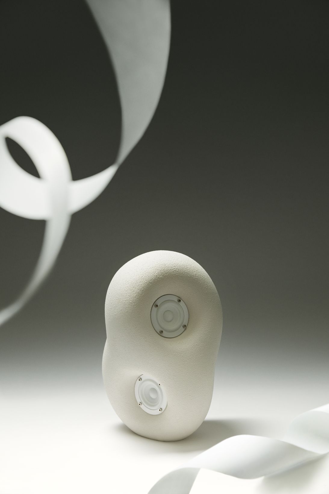 Akustische Skulptur Lautsprecher Transparent