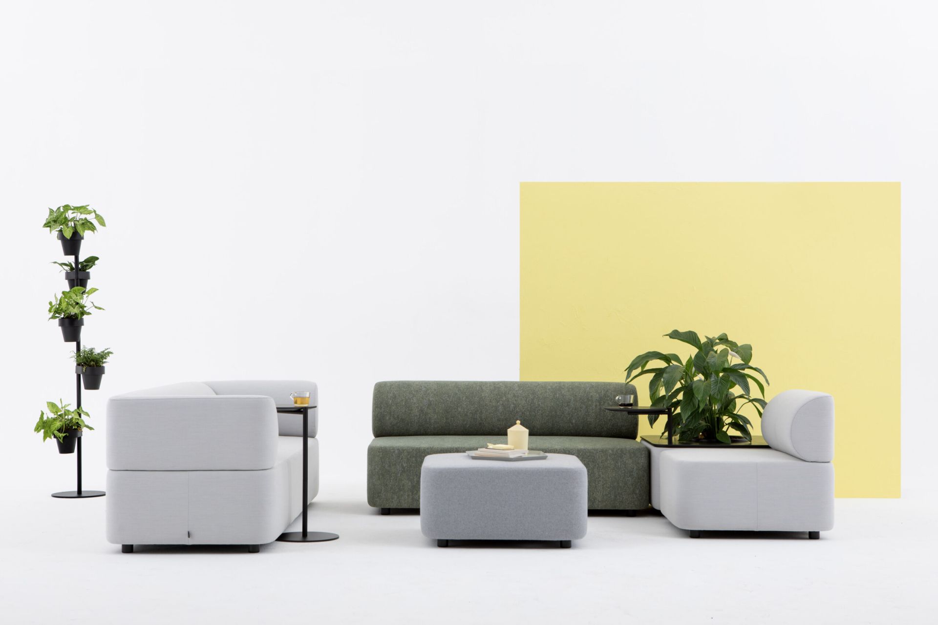 Mezza Sitzelement mit Rücken Sofa Cascando