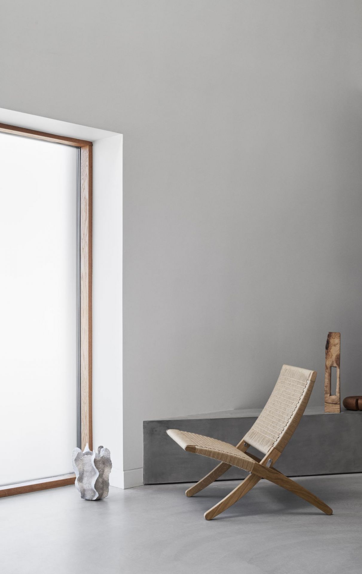 Cuba Sessel mit Papiergeflecht und geöltem Eichenholz von Carl Hansen & Søn.