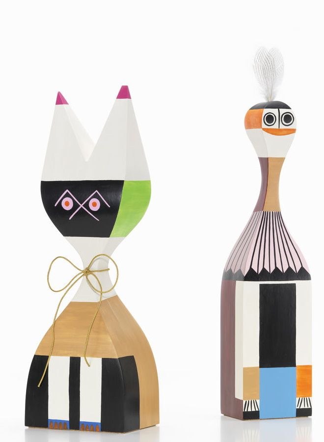 Wooden Dolls Large Holzfiguren No.9 Super Large Vitra LIMITED EDITION, handbemalte Deko-Objekte.