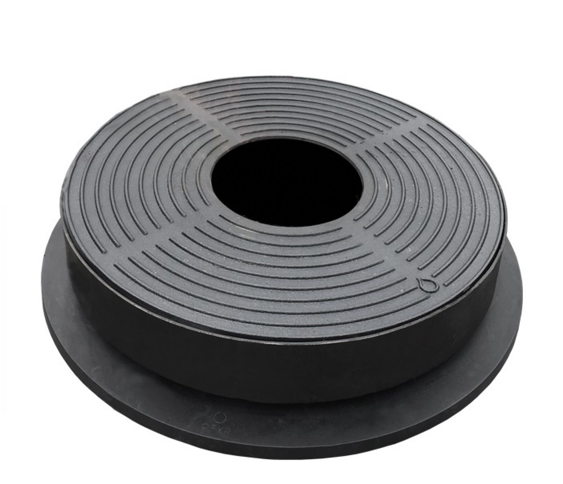 Schwarzer Tabl´O Tischgrill von Ofyr, ein Einzelstück für stilvolles Grillen im Freien.