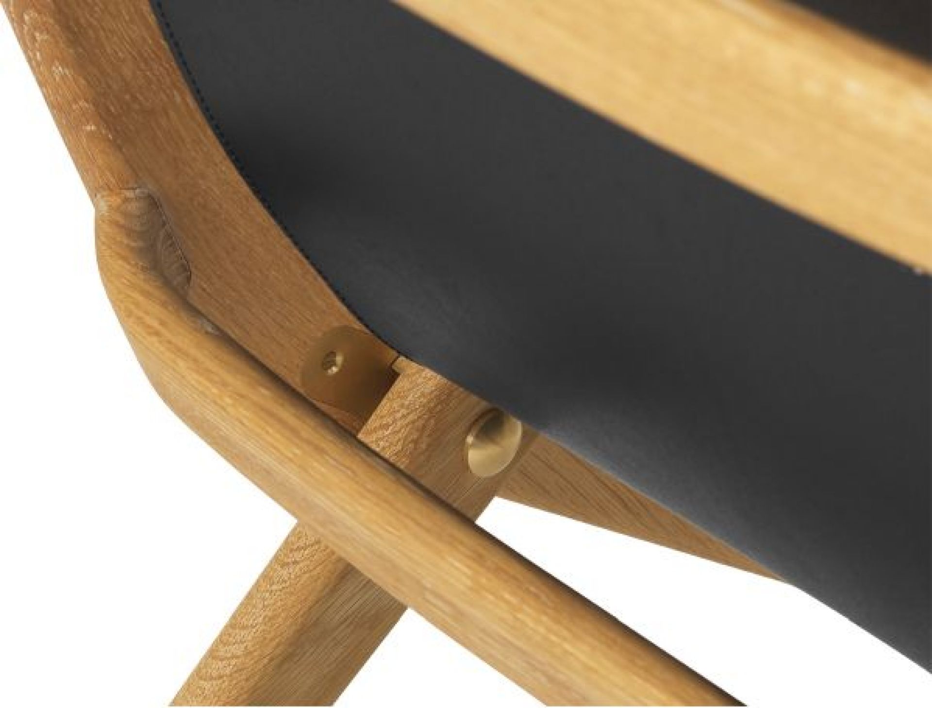 Saxe Chair Eiche geölt - Leder schwarz Audo