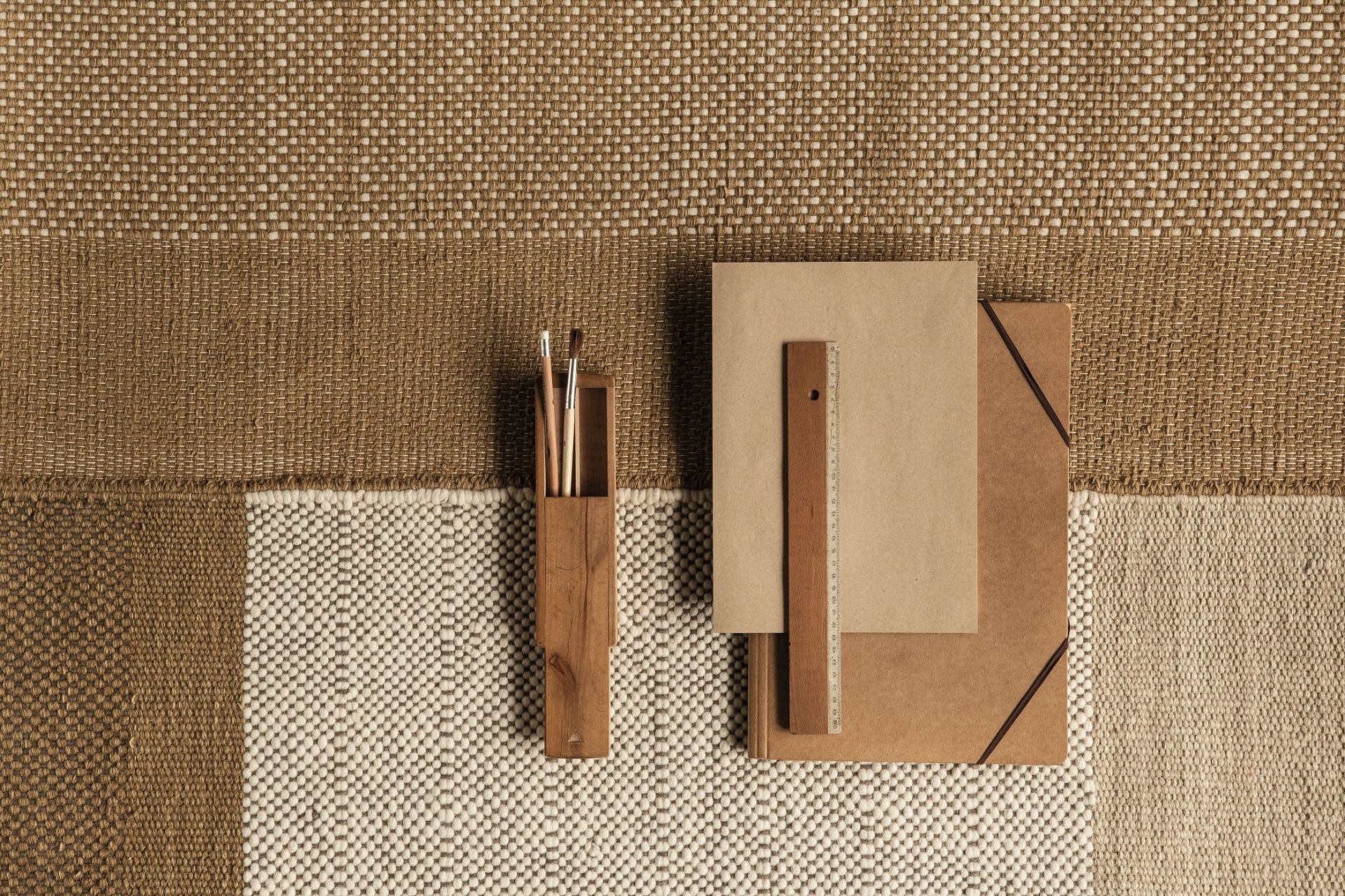 Tres Teppich Nanimarquina 170x240 cm Ocker