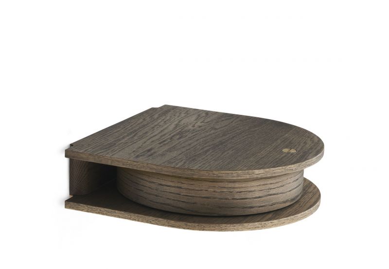 Valet Wandschublade aus geräucherter Eiche von Northern, moderne Wandaufbewahrung für Schlafzimmer und Flur.