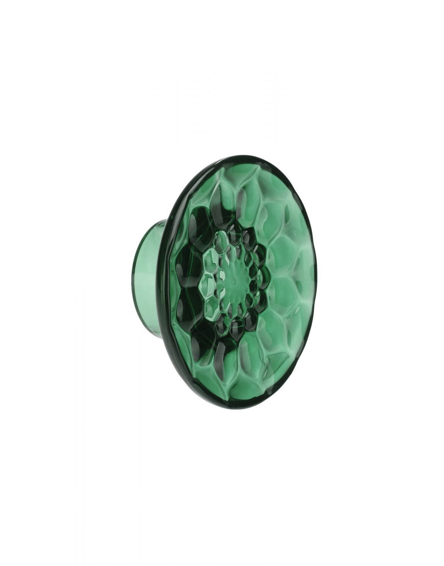 Grüner Jellies Garderobenhaken von Kartell, ein dekorativer Wandhaken für Jacken und Mäntel.