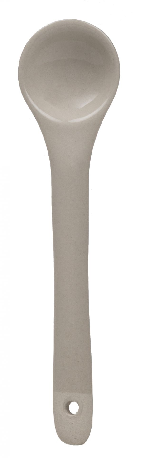 Beige Keramik Soßenlöffel aus der Räder Dining Tischbotschaften Kollektion, ein Einzelstück für stilvolles Servieren.