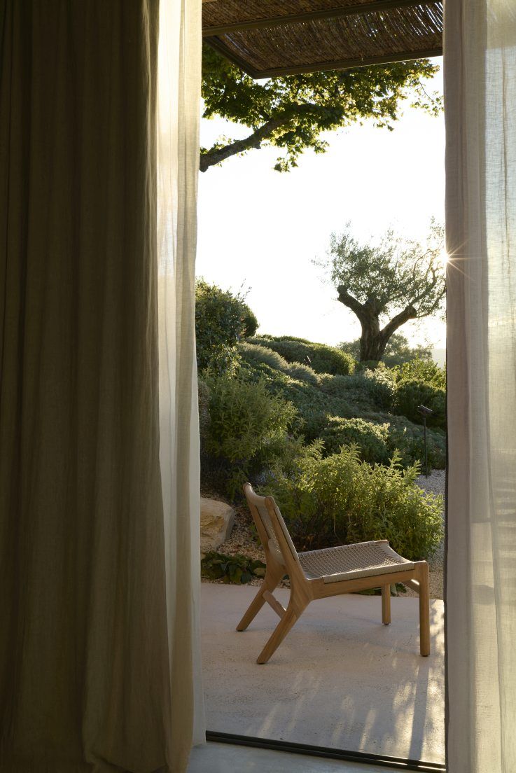 Jack Woven Outdoor Loungsessel Teak Kordel Beige Ethnicraft