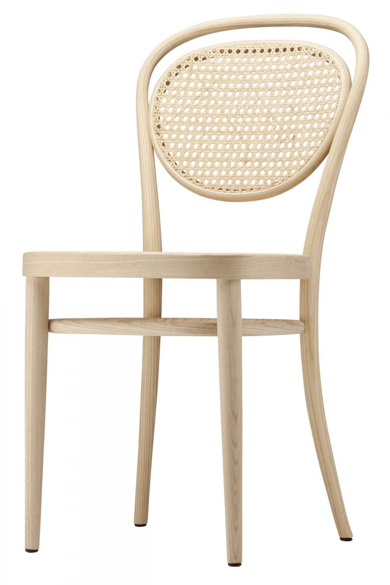 Heller 215 R Bugholzstuhl mit Wiener Geflecht im Rücken, klassischer Kaffeehausstuhl.