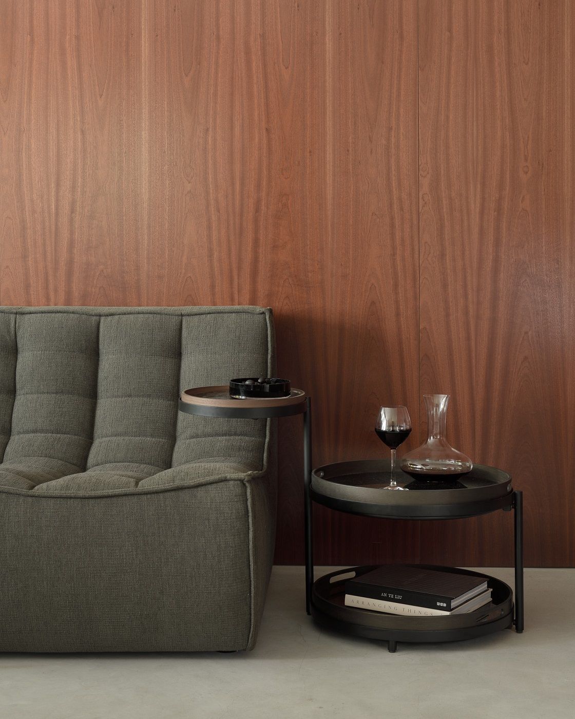 N701 Sofa 2-Sitzer dunkelgrau Ethnicraft