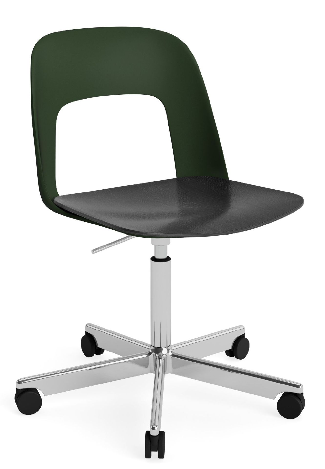 Layout Side Chair 142 5-Stern Drehfuß Stuhl Hay