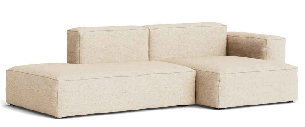 Beiges Mags Soft Sofa mit Armlehne rechts, moderner 2,5-Sitzer für Wohnzimmer.