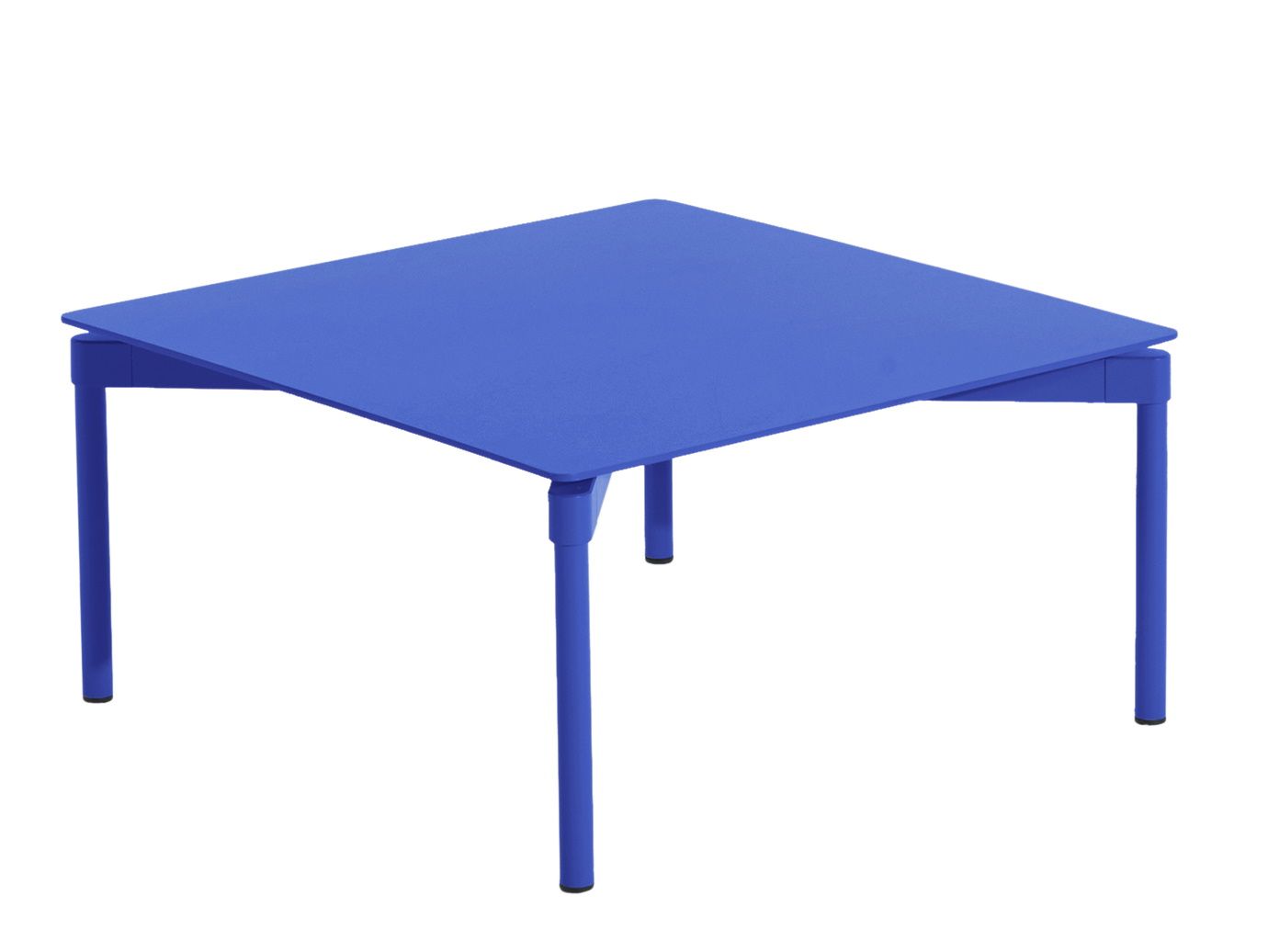 Blauer Fromme Coffee Table Couchtisch von Petite Friture, quadratisch und modern für Wohnzimmer.
