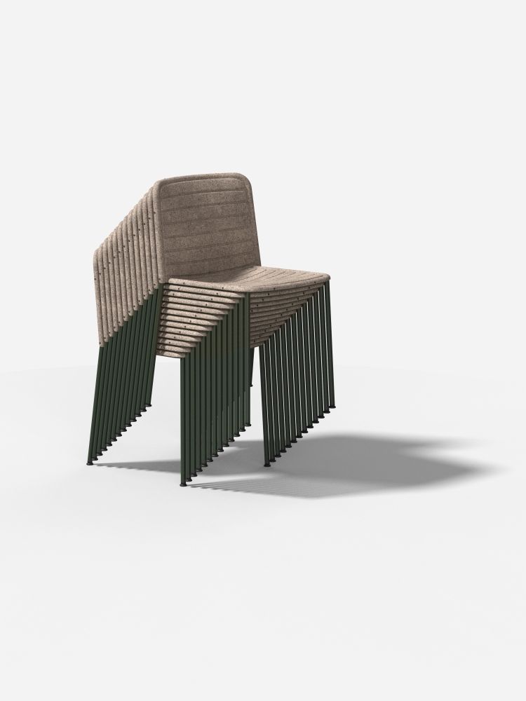 Flax Stacker Chair Stuhl Please wait to be seated 