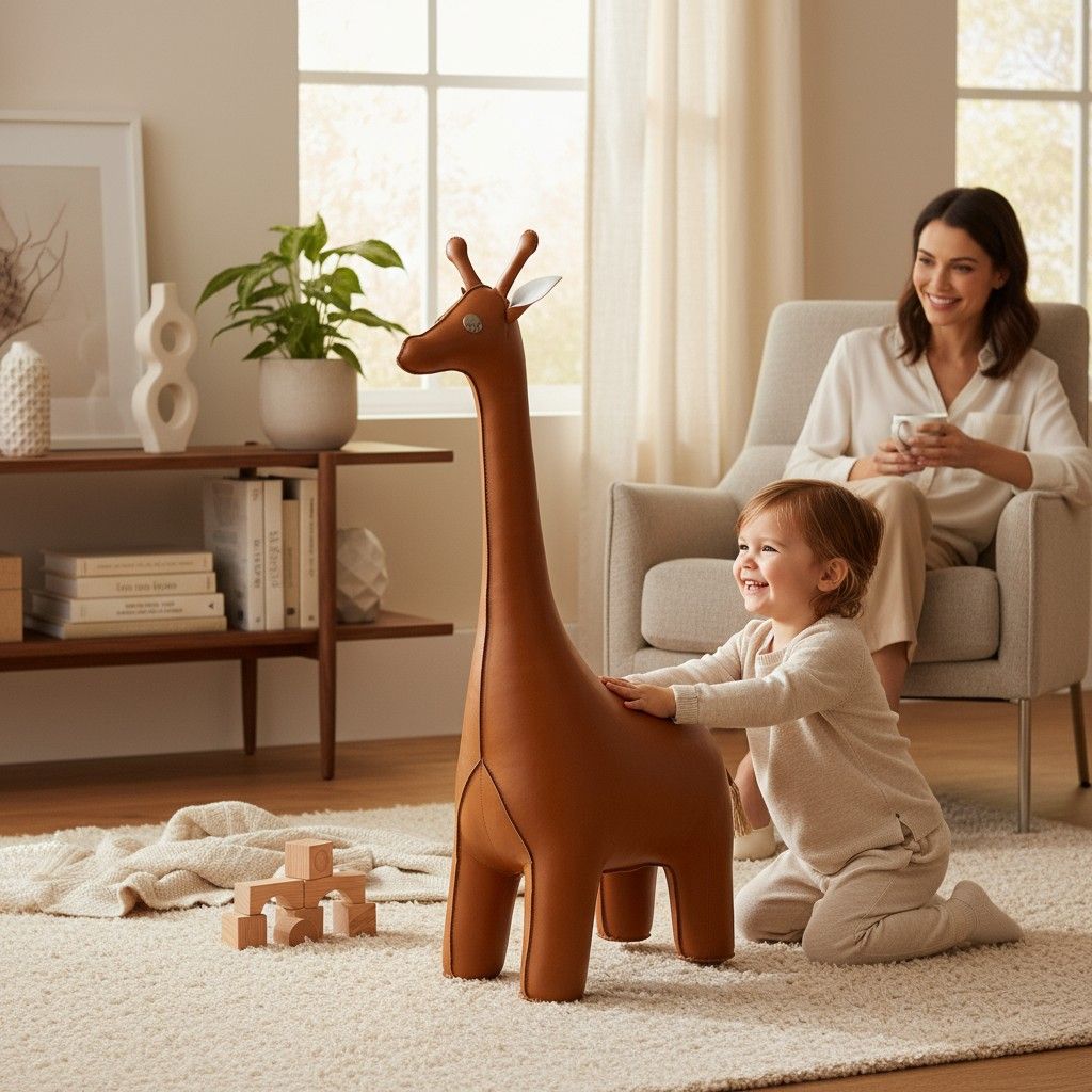 Ledertier XXL Giraffe Züny 