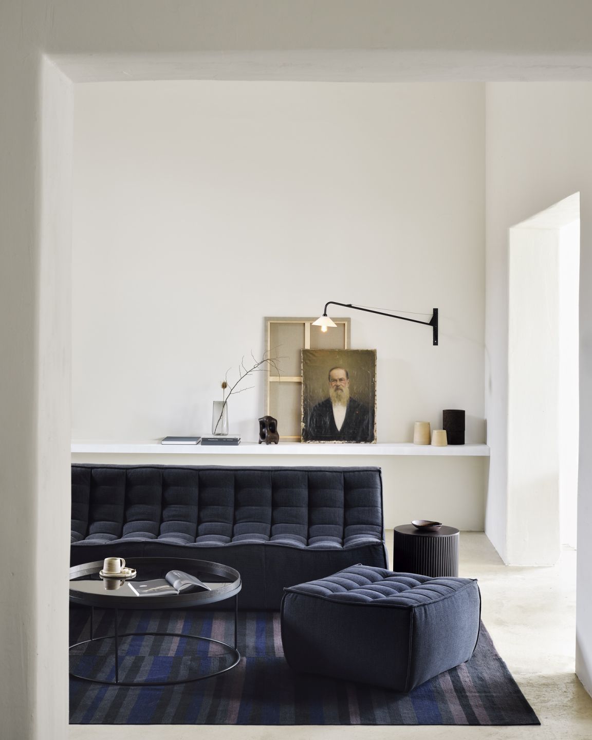 N701 Sofa 3-Sitzer Graphit Ethnicraft