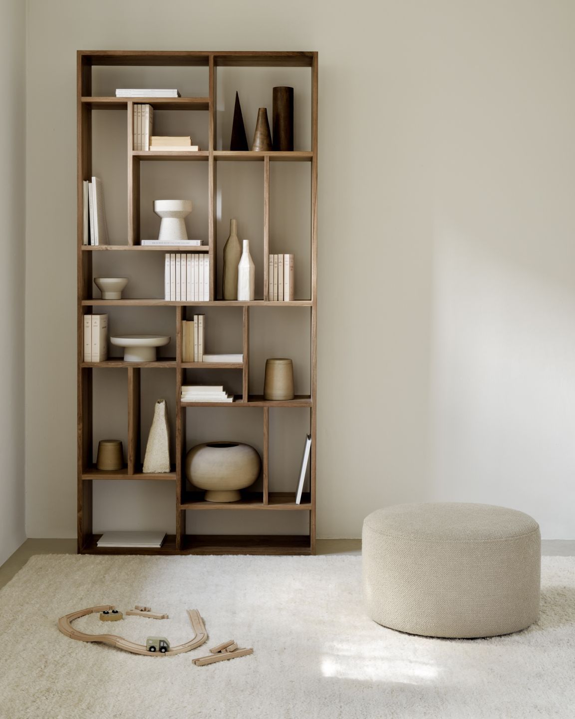 Barrow Sitzhocker 60x60x35 Off White Ethnicraft
