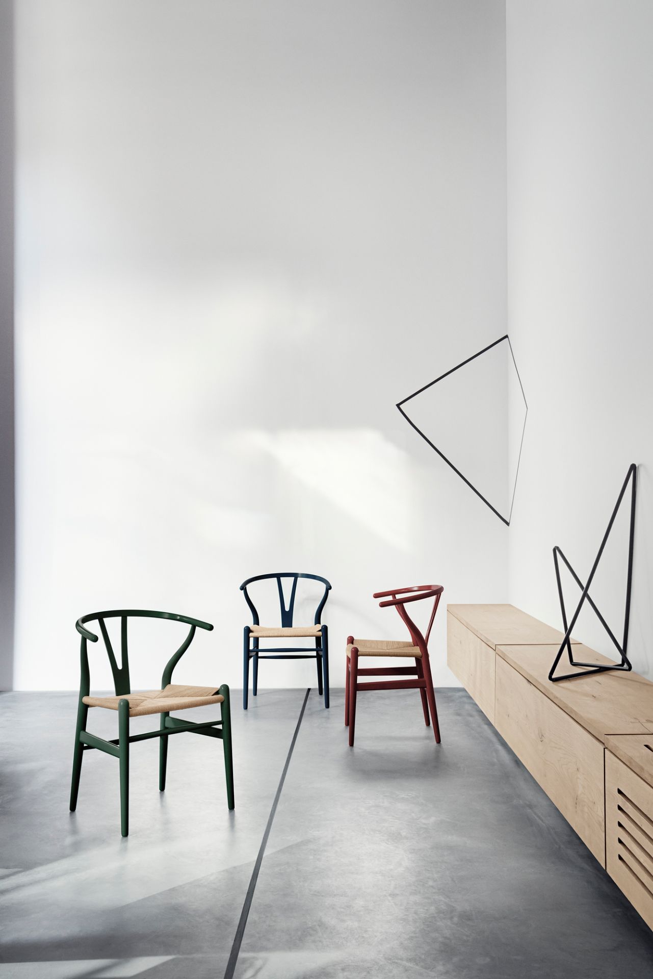 CH24 Wishbone Chair Russet & Blues oder Harmony Stuhl Carl Hansen & Søn - LIMITED EDITION