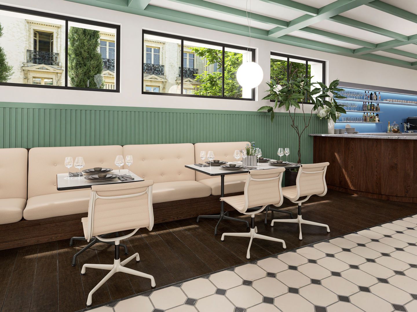 Aluminium Chair EA 103 / EA103 Stuhl Vitra