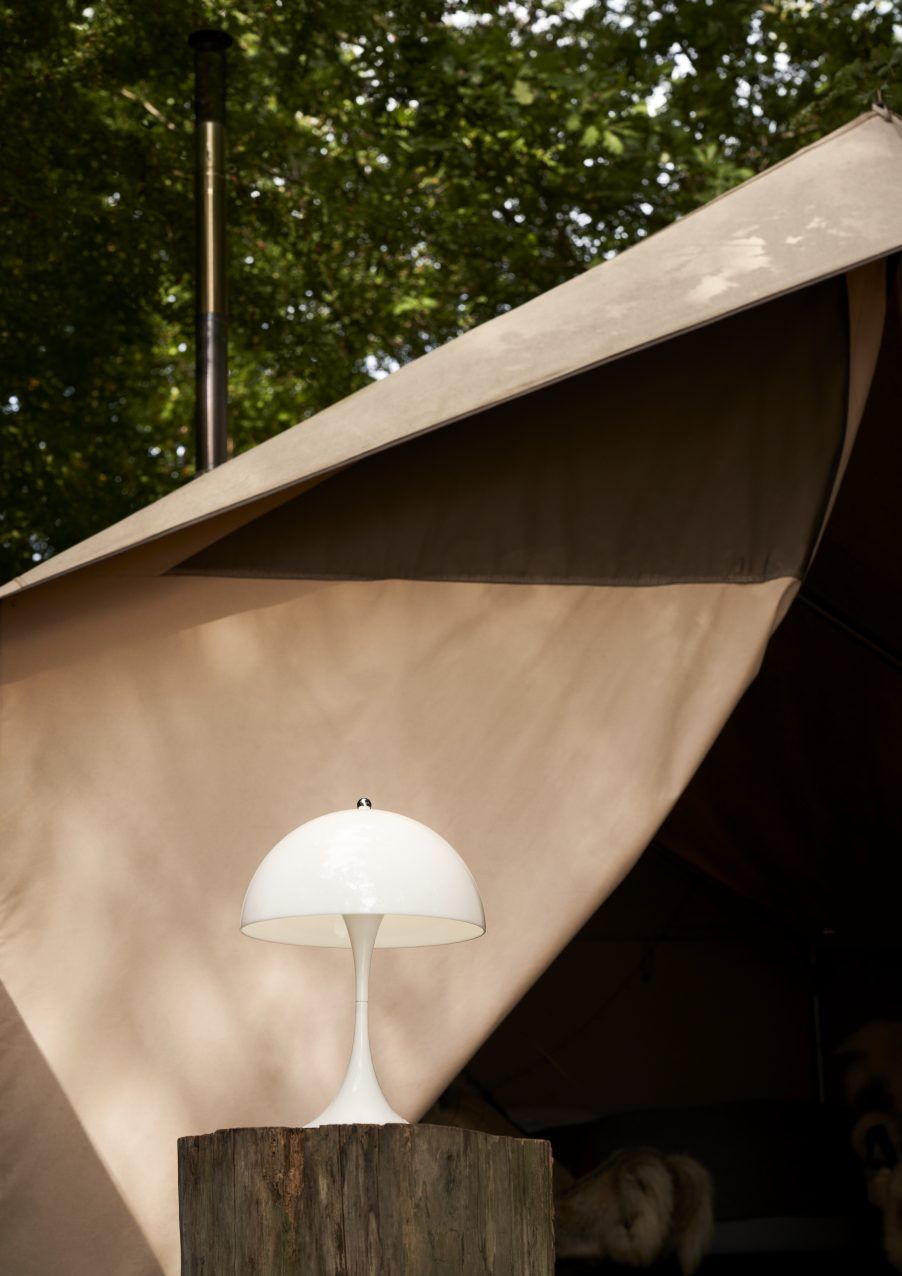 Panthella 250 Table lamp LED Tischleuchte Opal Pale rosa Louis Poulsen EINZELSTÜCK