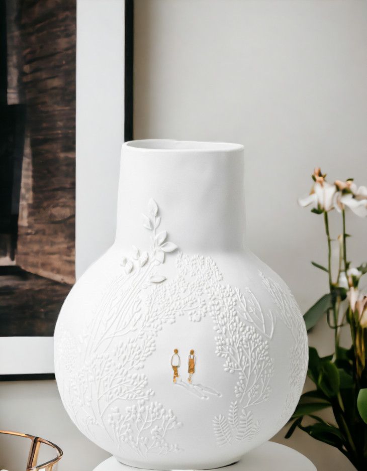 BG dankbar Vase Parkspaziergang Räder