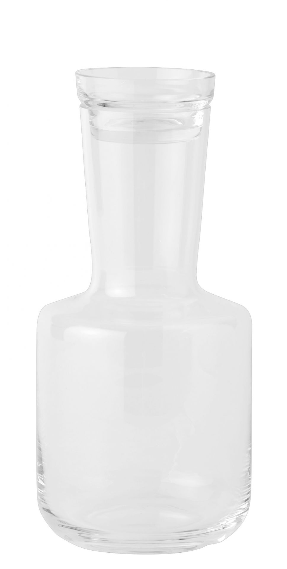 Klare Muuto Raise Karaffe aus Glas, ideal für Wasser und andere Getränke.