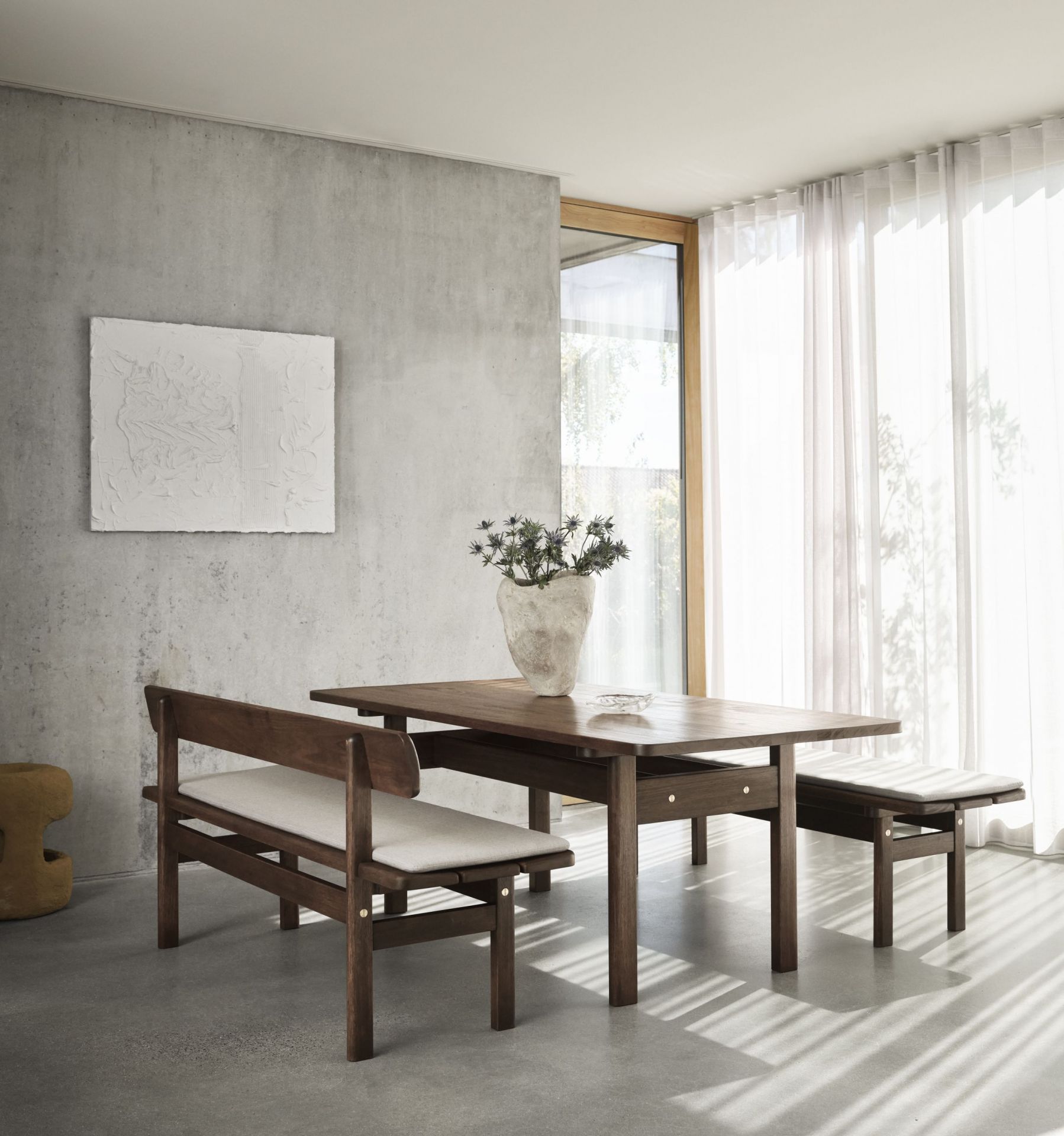 Asserbo Series Bank dunkel geölter Eukalyptus Carl Hansen & Søn