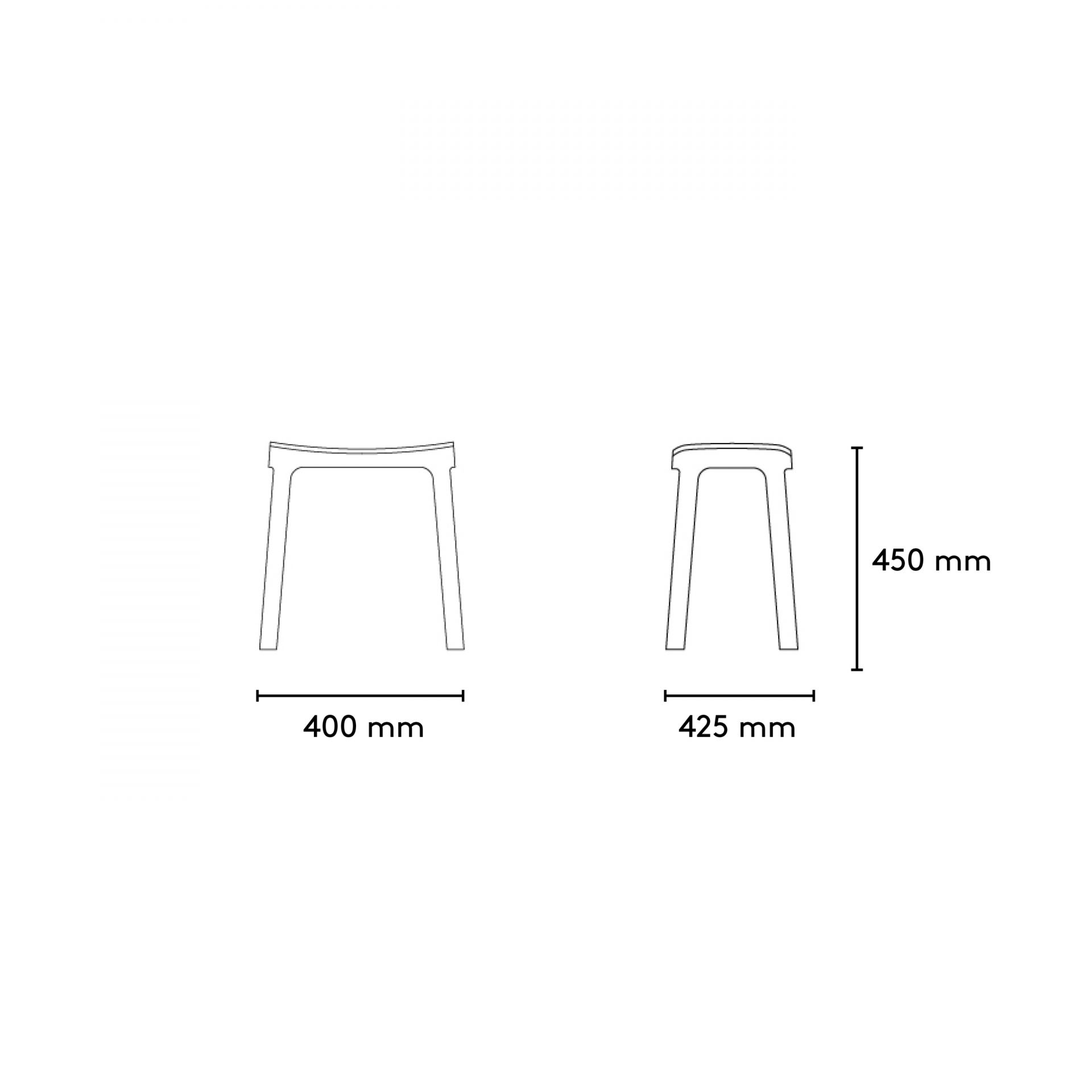 Crofton Stool Hocker Please wait to be seated