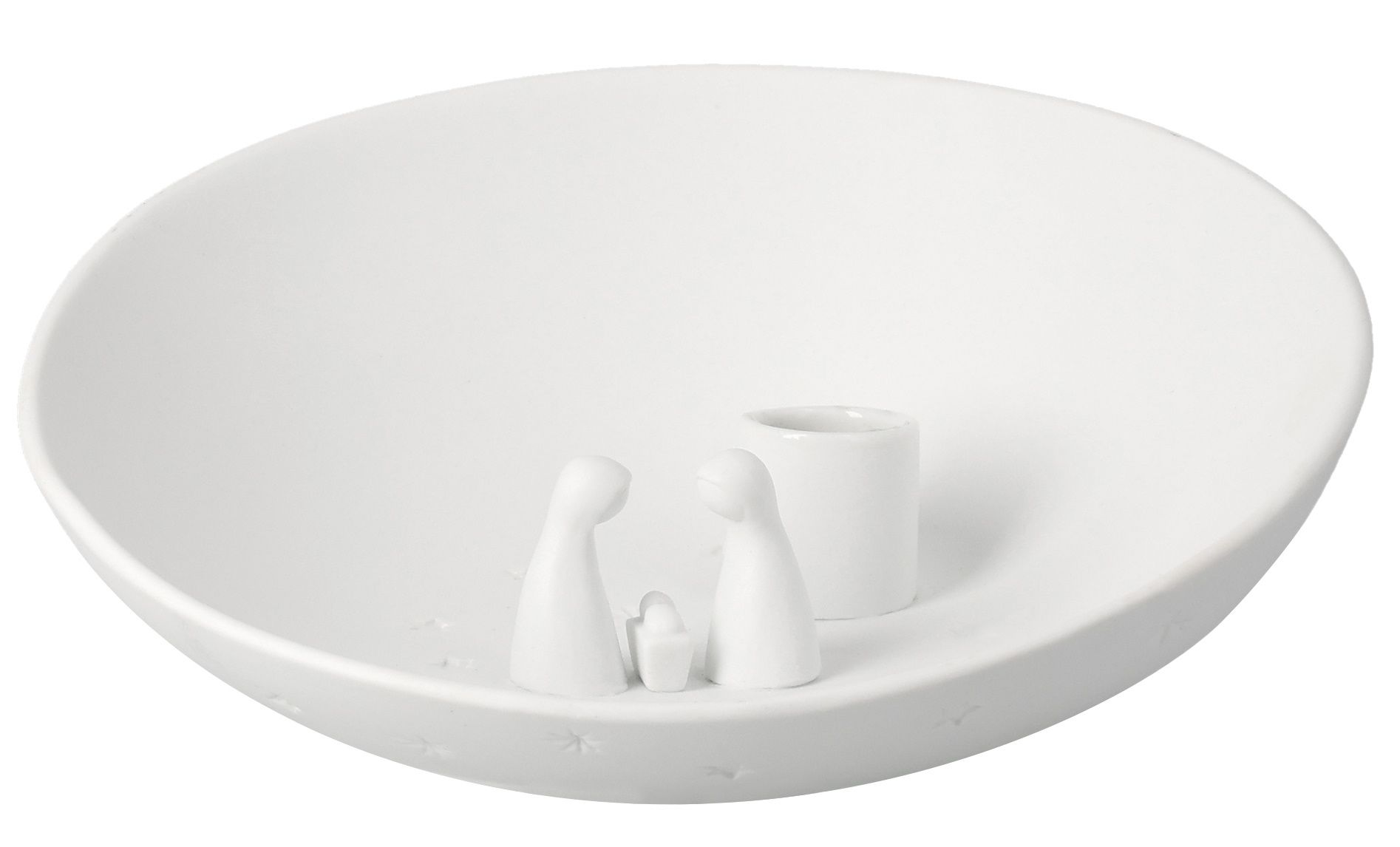 Kerzenschale Krippe groß Räder