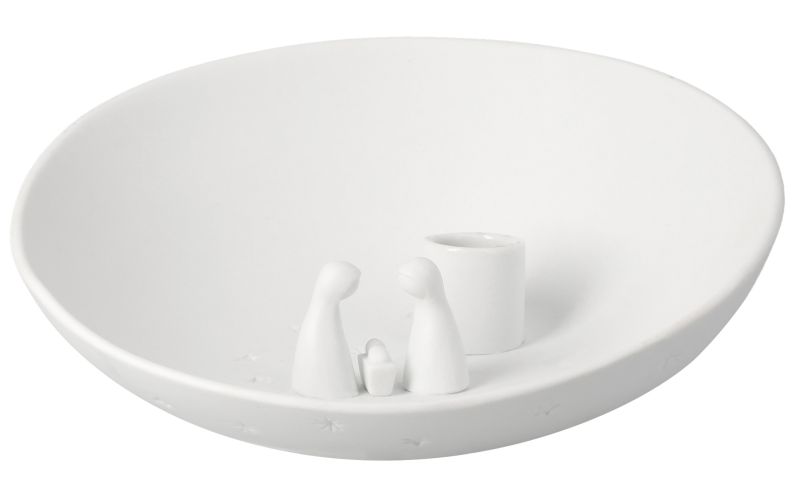 Kerzenschale Krippe groß Räder