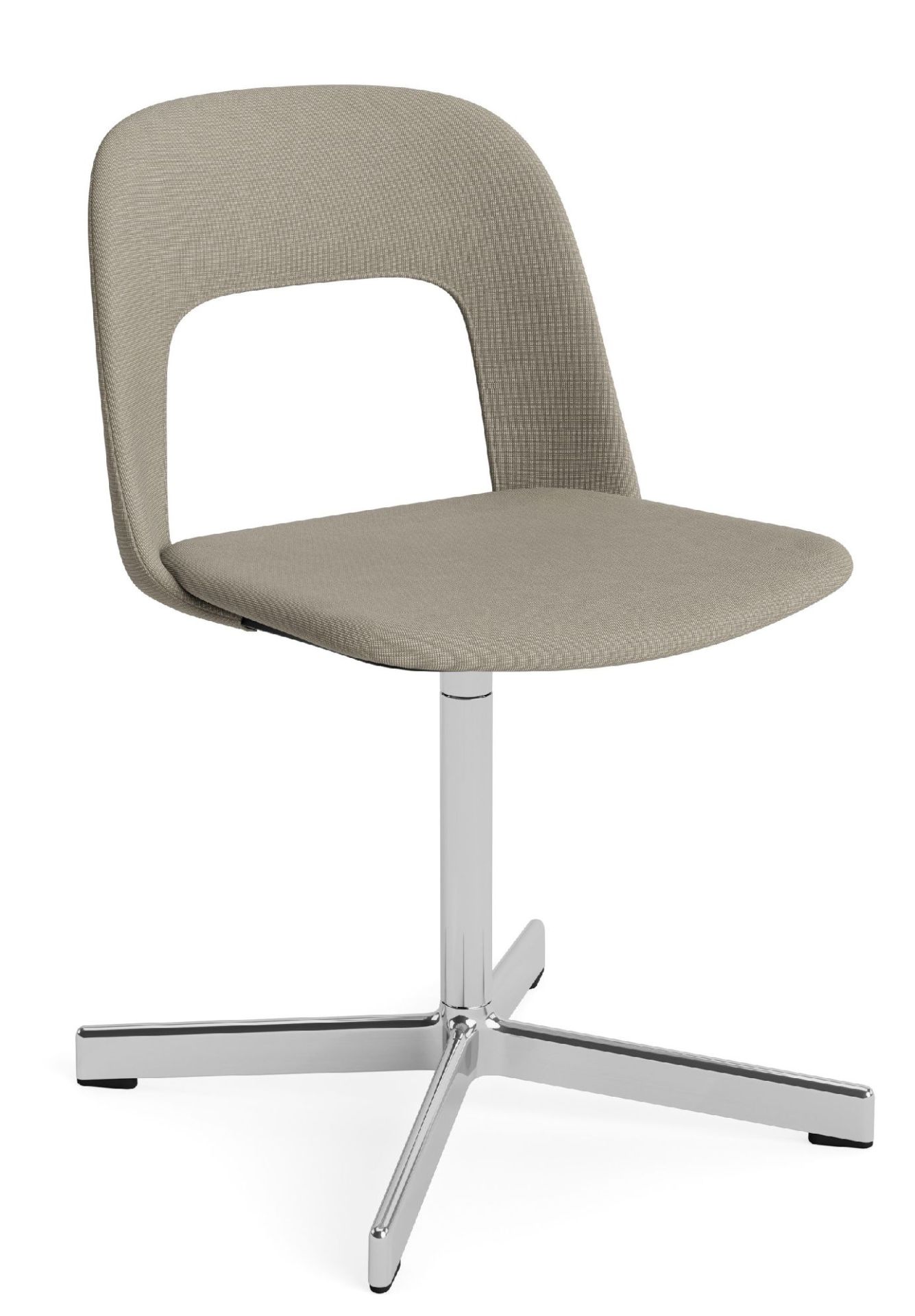 Layout Side Chair 134 4-Stern Drehfuß Stuhl Hay
